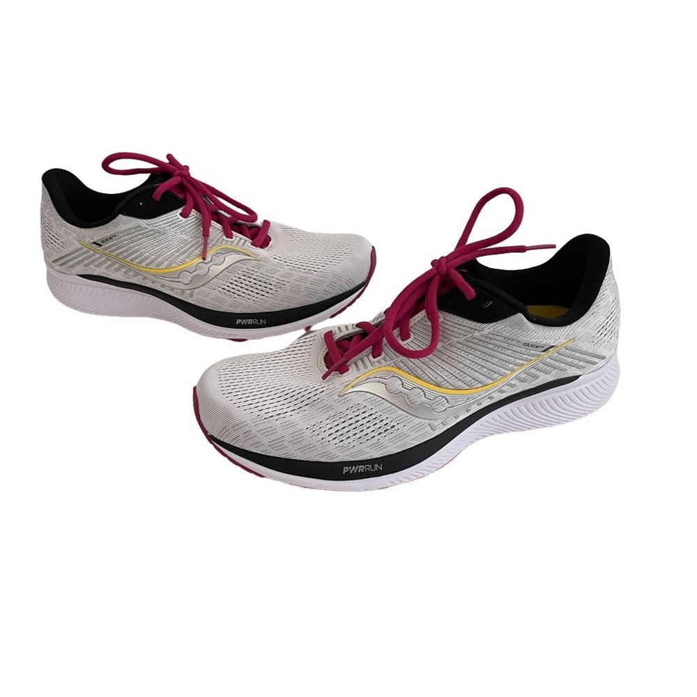 Saucony Gray Guide 14 Women's Running Shoes Sneakers, S10655-55, Size 12 W WORN